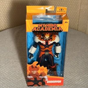 My Hero Academia Endeavor Action Figure by - Orange and Blue